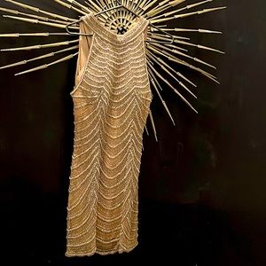 Sherri Hill short beaded gown, size 6